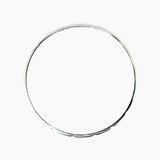 Bangle Sterling Silver Indent Handmade