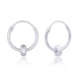 Hoop Earring Tend 12mm Silver, Gold Plated & Rose Gold.