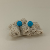 Turquoise Stud 18ct Gold