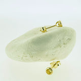 Studs 9ct Yellow Gold Citrine