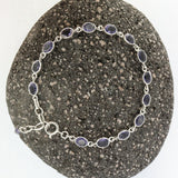 Bracelet Sterling Silver Iolite