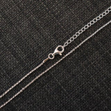 Pendant Sterling Silver Whale Tail Medium