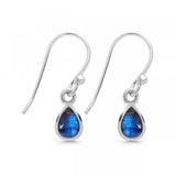 Sterling Silver Labradorite Rain Drop Earrings