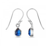Sterling Silver Labradorite Rain Drop Earrings
