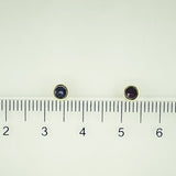 Stud 9ct Gold Amethyst
