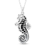Pendant Silver Seahorse XL