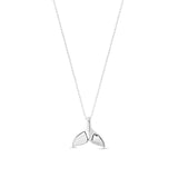 Pendant Sterling Silver Whale Tail Medium