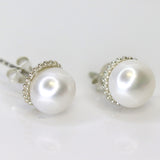 Studs Sterling Silver Pearl 'Fancy'
