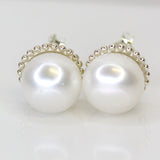 Studs Sterling Silver Pearl 'Fancy'