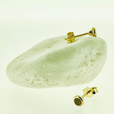 Studs 9ct Gold Garnet