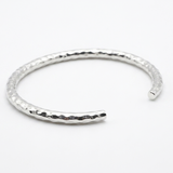 Heavy Hammered Sterling Silver Cuff