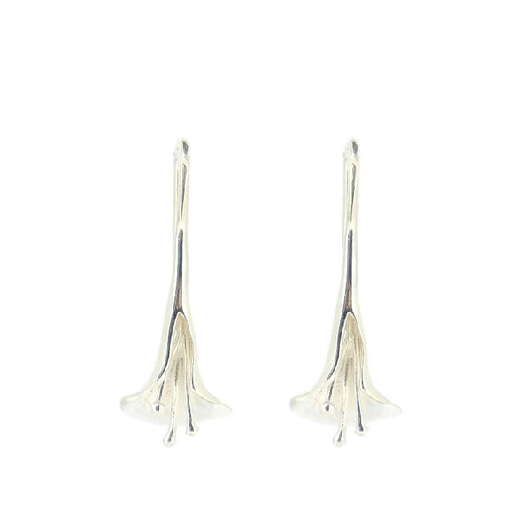 Earring Sterling Silver Calla Lily