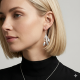 Botanical Pearl Drop Earrings