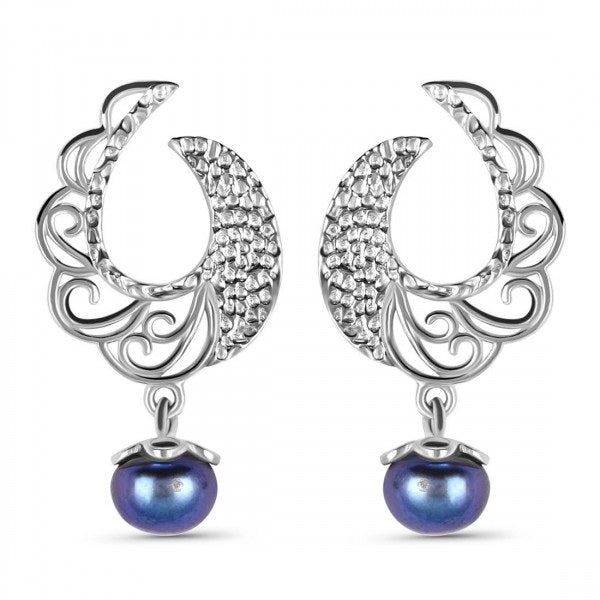 Sterling Silver Fresh Water Black Pearl 'Wrap'