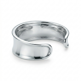 Sterling Silver Tapered Curve Cuff