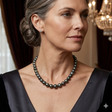 Elegant Natural Tahitian Pearl Strand Necklace