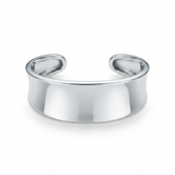 Sterling Silver Tapered Curve Cuff