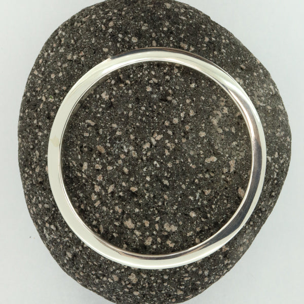 Bangle Sterling Silver 5x5mm Polished