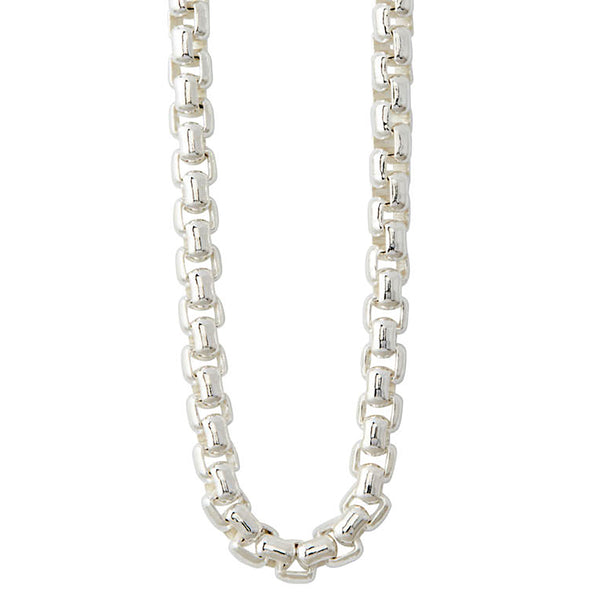 Chain Stirling Silver Box Heavy Rounded